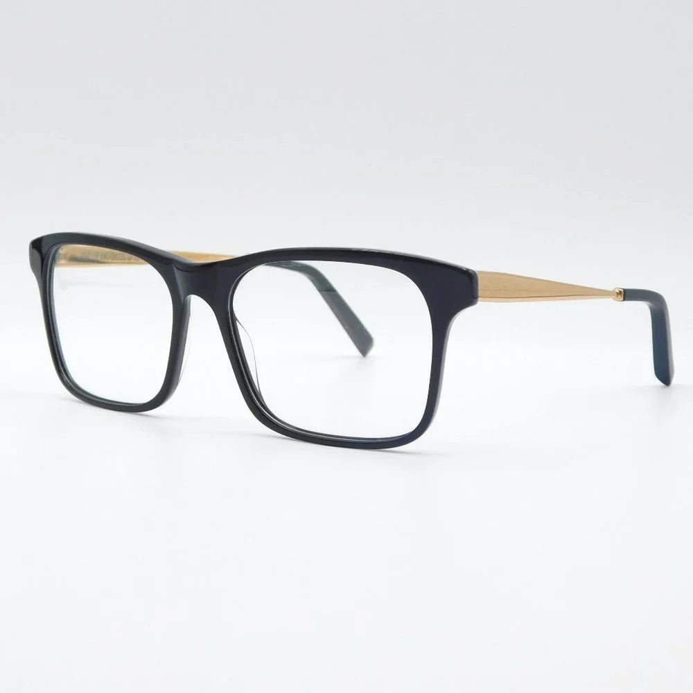 NEW CUTLER AND GROSS OF LONDON CGOP1175 BLACK GOLD SQUARE UNISEX EYEGLAS… - Picture 5 of 11